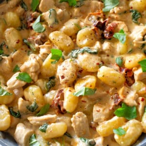 One-Pan Creamy Tuscan Chicken Gnocchi