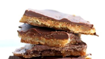 saltine cracker toffee wm.jpg - Saltine Cracker Toffee