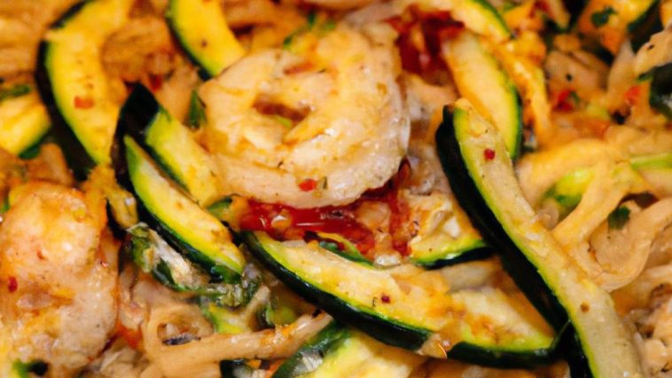 Deliciously Keto: Spicy Garlic Shrimp Zucchini Noodles for 2025!
