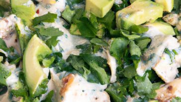Deliciously Keto: Avocado Chicken Salad with a Creamy Cilantro Dressing
