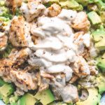 **”Deliciously Keto: Creamy Avocado Chicken Bowl Recipe for 2025″**
