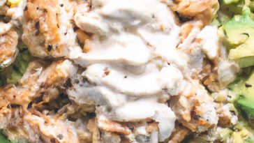 **”Deliciously Keto: Creamy Avocado Chicken Bowl Recipe for 2025″**
