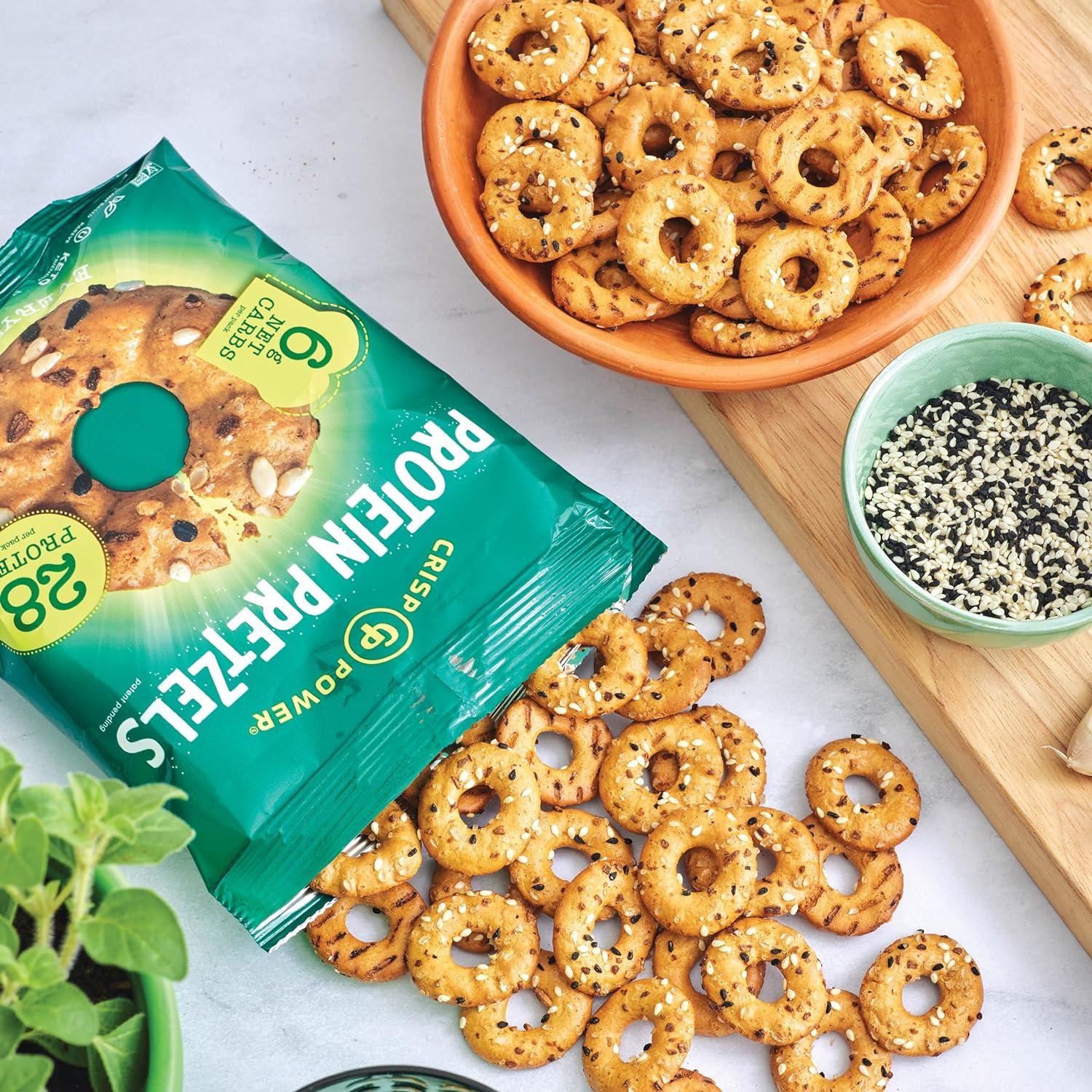 Our Review of Crisp Power High Protein Pretzel Crisps: Delicious Nutrition
