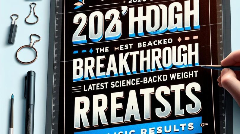 Unlocking 2025’s Breakthrough: The Latest Science-Backed Weight Loss Trend for Realistic Results