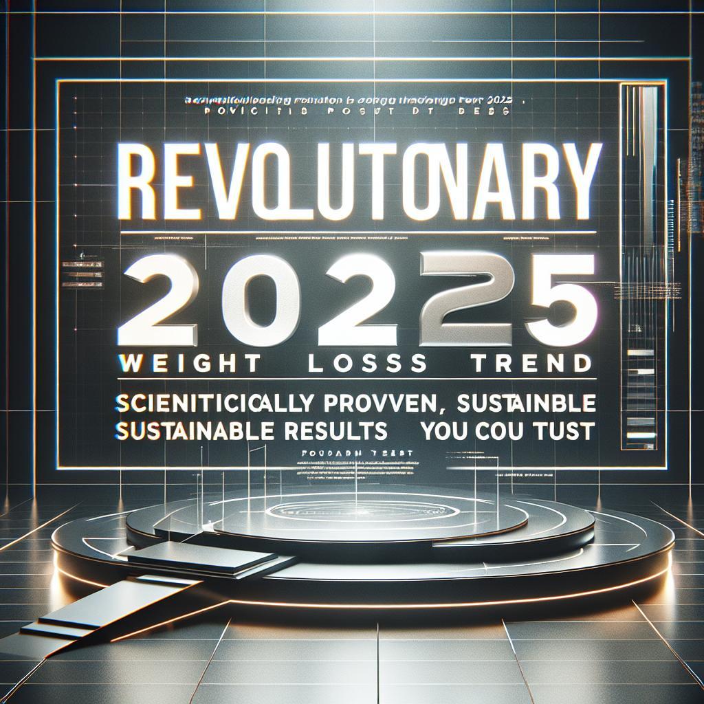 Revolutionary 2025 Weight Loss Trend Scientifically Proven