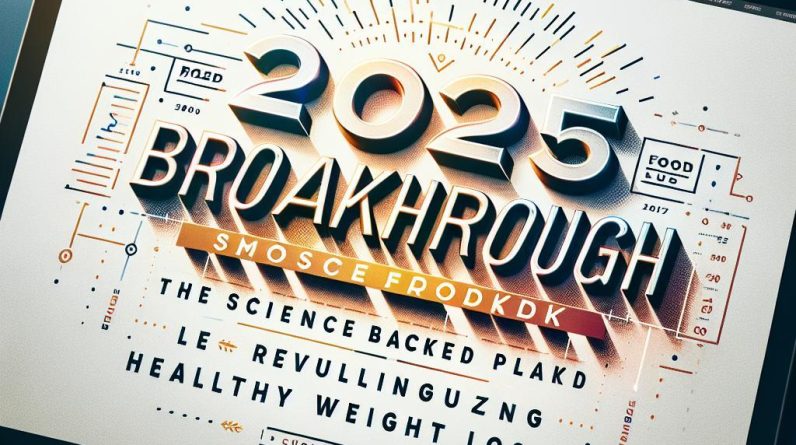 2025 Breakthrough: The Science-Backed Eco-Food Plan Revolutionizing Healthy Weight Loss