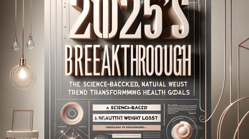 2025’s Breakthrough: The Science-Backed, Natural Weight Loss Trend Transforming Health Goals