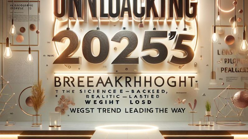 Unlocking 2025’s Breakthrough: The Science-Backed, Realistic Weight Loss Trend Leading the Way