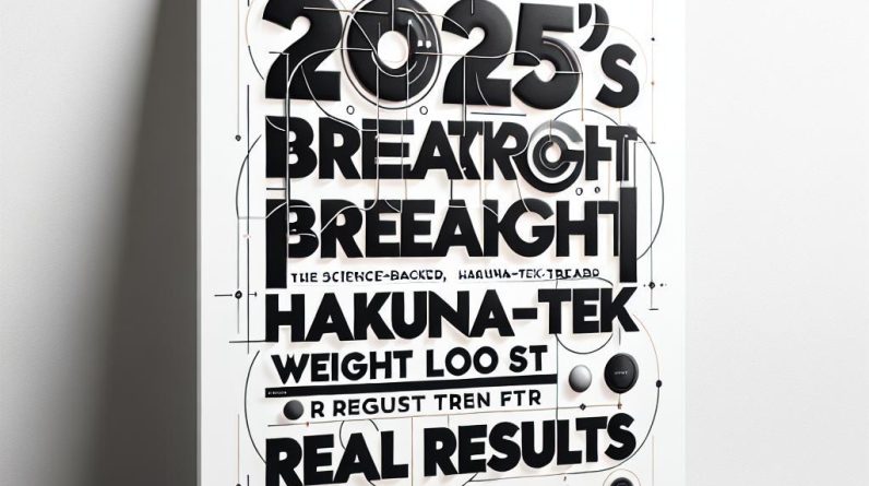 2025’s Breakthrough: The Science-Backed, Hakuna-Tek Weight Loss Trend for Real Results