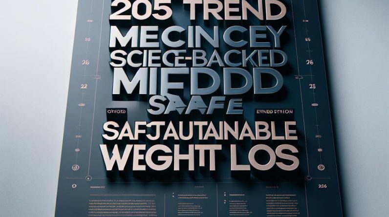Revolutionary 2025 Trend: Science-Backed Method for Safe, Sustainable Weight Loss