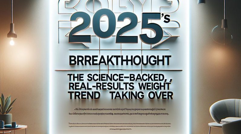 2025’s Breakthrough: The Science-Backed, Real-Results Weight Loss Trend Taking Over