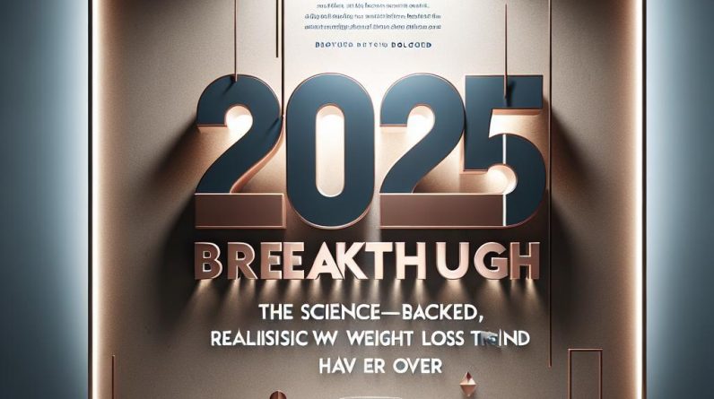 2025 Breakthrough: The Science-Backed, Realistic Weight Loss Trend Taking Over - 23118 2025 breakthrough the science backed realistic weight loss trend taking over 2025 Breakthrough: The Science-Backed, Realistic Weight Loss Trend Taking Over
