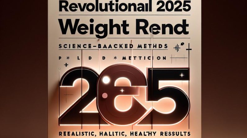 Revolutionary 2025 Weight Loss Trend: Science-Backed Methods for Realistic, Healthy Results