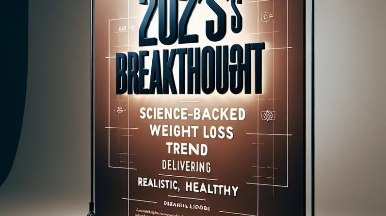 2025’s Breakthrough: Science-Backed Weight Loss Trend Delivering Realistic, Healthy Results
