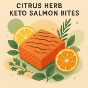 Citrus Herb Keto Salmon Bites