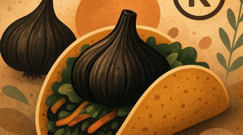 Black Garlic Keto Tacos