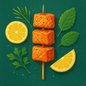 Citrus Herb Salmon Bites