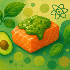 Keto Basil Pesto Salmon Bites