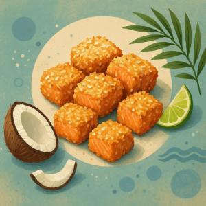 Coconut-Crusted Salmon Bites