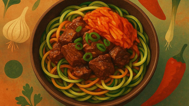 Kimchi Braised Beef Zoodles - 24032 be4a831f kimchi braised beef zoodles Kimchi Braised Beef Zoodles