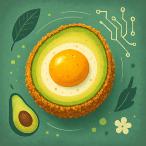 Crispy Avocado Egg Cups