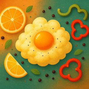 Citrus-Pepper Keto Cloud Eggs