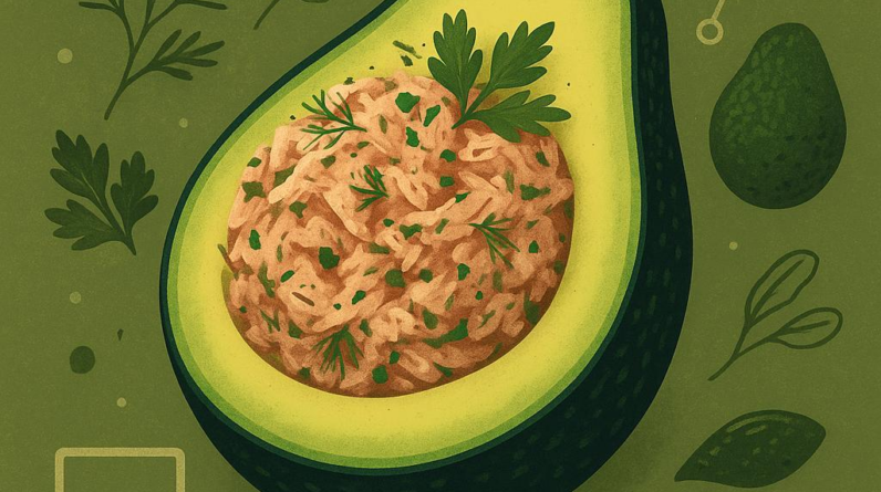 Herbed Tuna-Stuffed Avocados - 24080 d8f7f1ca herbed tuna stuffed avocados Herbed Tuna-Stuffed Avocados