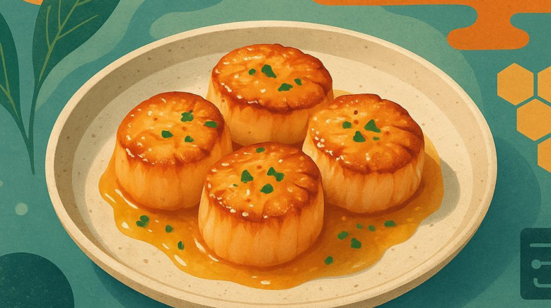 Miso Butter Keto Scallops