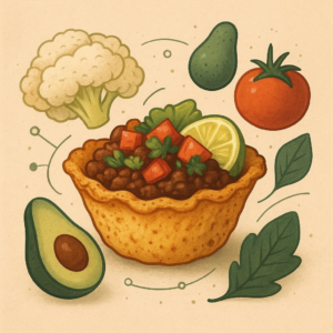 Keto Cauli-Crusted Taco Cups - 24119 035533ad keto cauli crusted taco cups Keto Cauli-Crusted Taco Cups