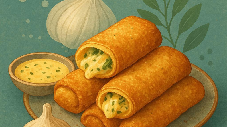 Garlic Butter Keto Eggrolls