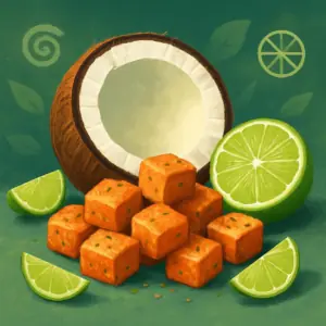 Coconut Lime Keto Salmon Bites