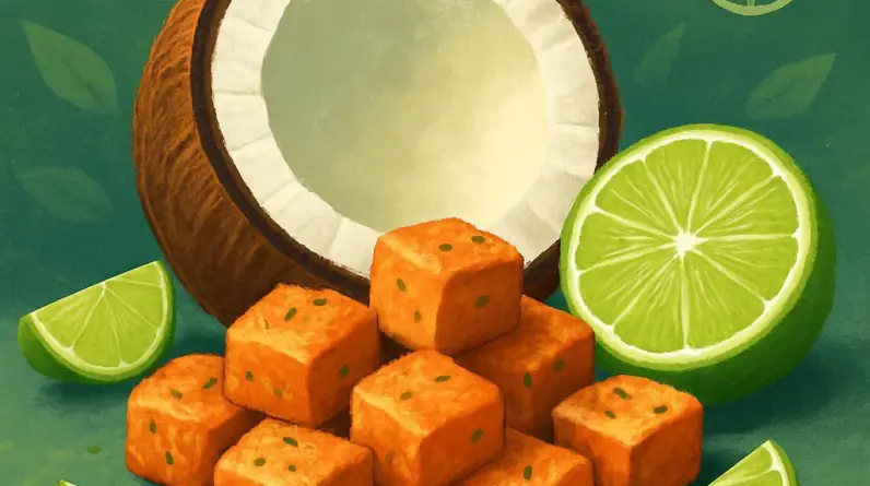 Coconut Lime Keto Salmon Bites