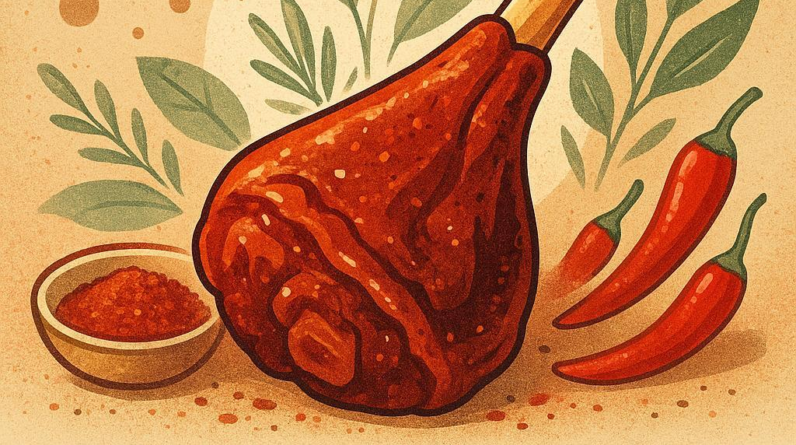 Berbere Pepper Keto Lamb Shank