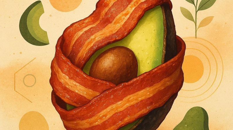 Bacon-Wrapped Avocado Cups