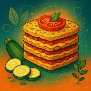 Zucchini Crust Pizza Stack