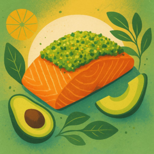 Zesty Avocado-Crusted Salmon