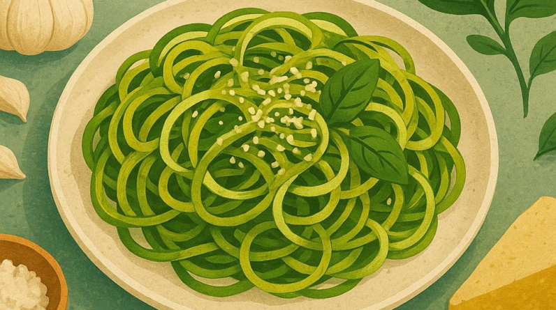 Garlic-Parmesan Basil Zoodles - 24194 9beb521d garlic parmesan basil zoodles Garlic-Parmesan Basil Zoodles