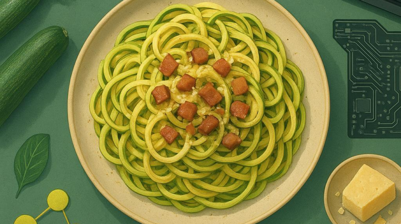 Zucchini Noodle Carbonara
