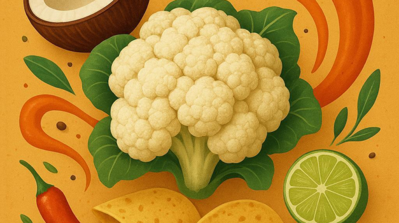Coconut Curry Cauli Tacos