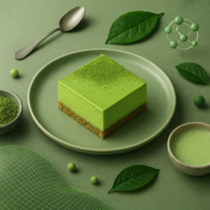 Matcha Keto Cheesecake Squares