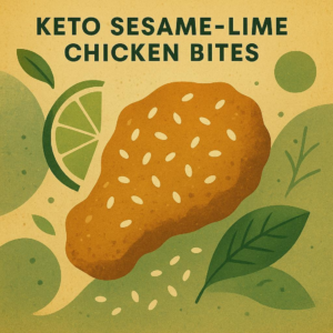 Keto Sesame-Lime Chicken Bites