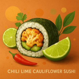 Chili Lime Cauliflower Sushi