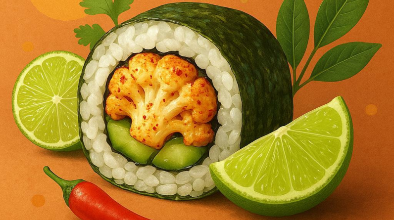 Chili Lime Cauliflower Sushi
