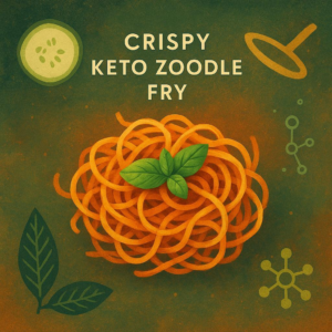 Crispy Keto Zoodle Fry