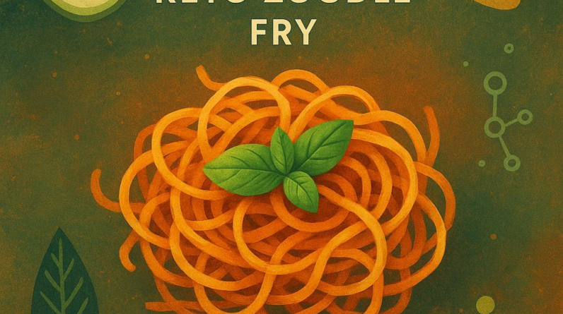 Crispy Keto Zoodle Fry