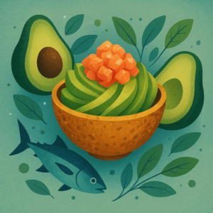 Crispy Avocado Tuna Cups