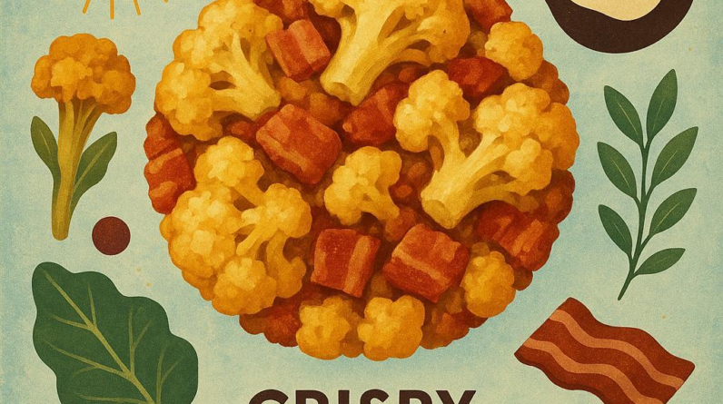 Crispy Cauli-Pancetta Hash