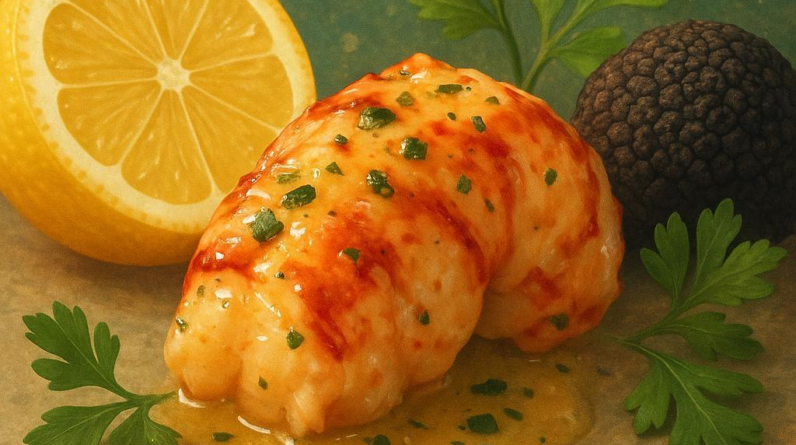 Truffle-Butter Lobster Bites
A keto-friendly appetizer: bite-sized lobster tossed in melted truffle butter with garlic and parsley, served with lemon