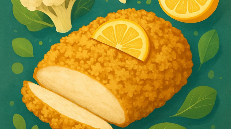 Cauli-Crusted Lemon Chicken