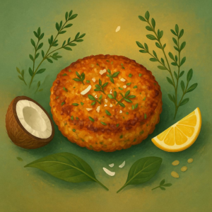 Coconut Thyme Salmon Cakes - 24309 3bf89231 coconut thyme salmon cakes Coconut Thyme Salmon Cakes